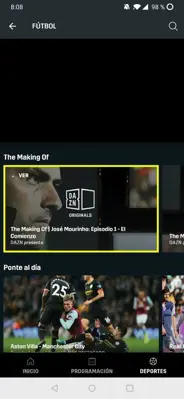 DAZN android App screenshot 4