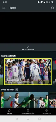 DAZN android App screenshot 6